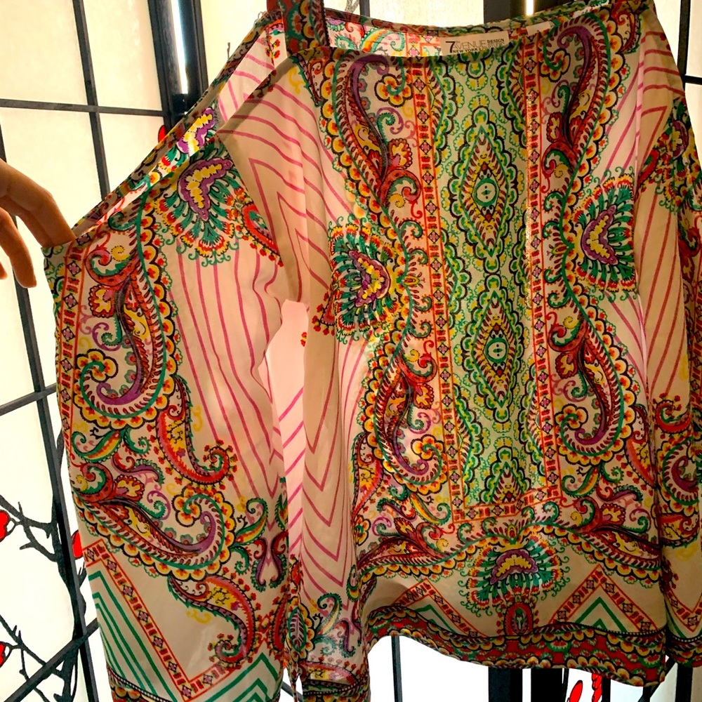 Boho Chic NY & Company Cold Shoulder Top